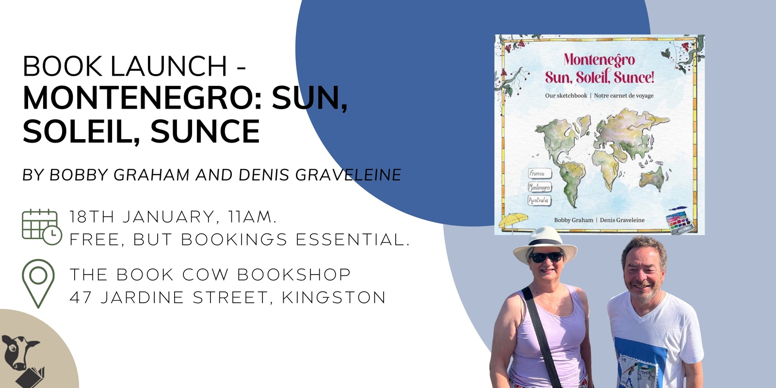 Banner image for Book Launch - Montenegro: Sun, Soleil, Sunce by Bobby Graham and Denis Graveleine