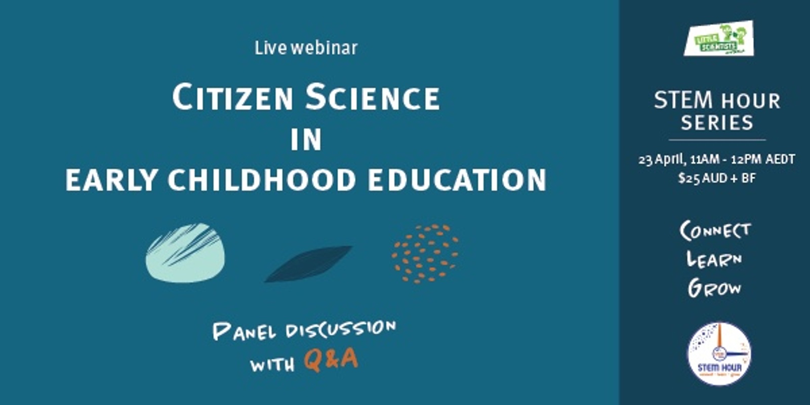 Banner image for STEM Hour: Connect, learn, grow - Citizen Science in early childhood education 