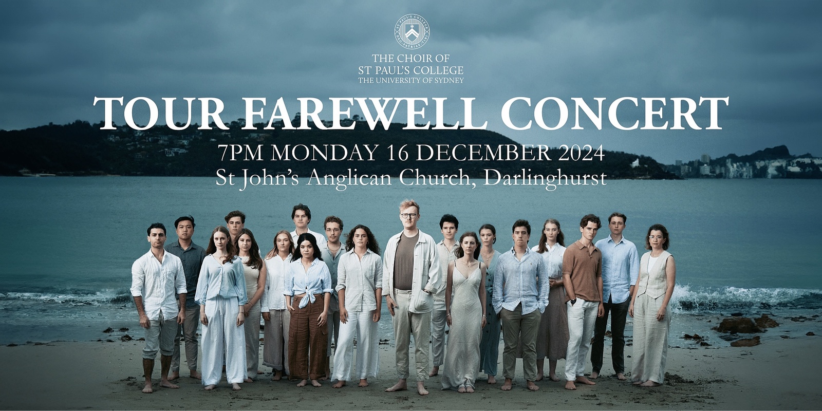 Banner image for St Paul's College Choir Tour Farewell Fundraising Concert