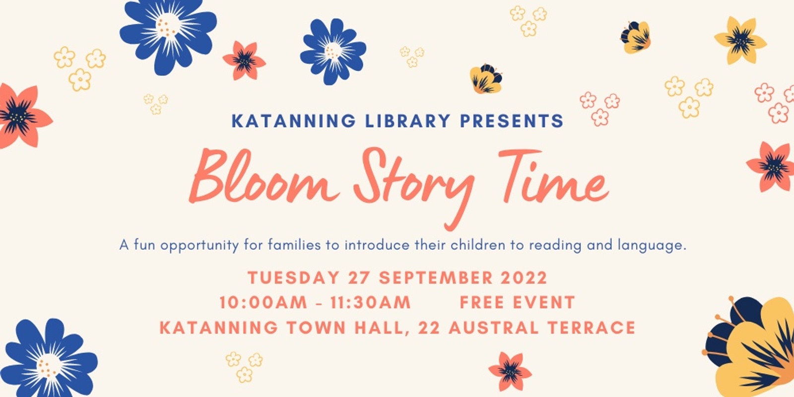 Banner image for Bloom Story Time
