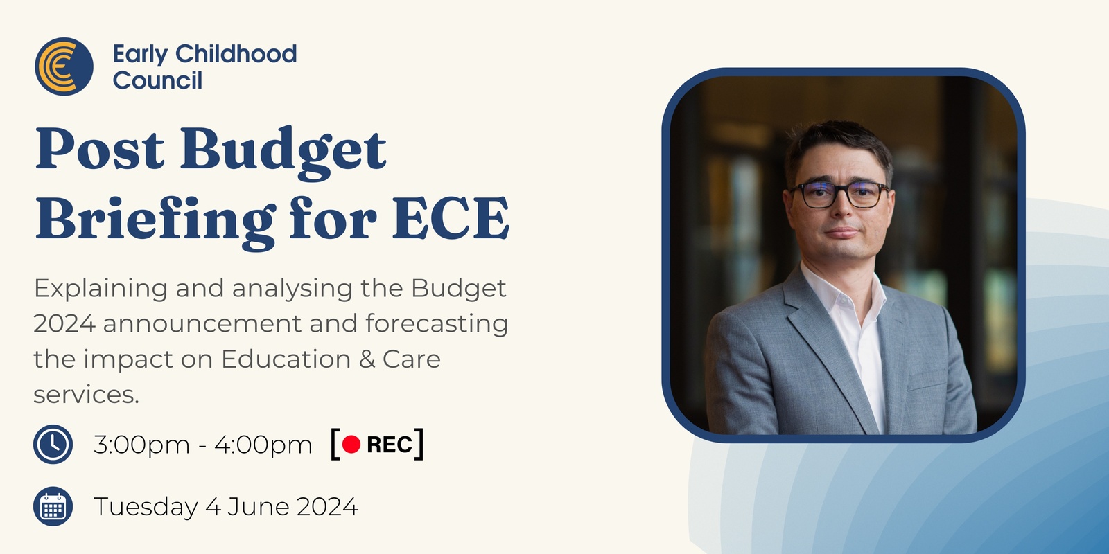 Banner image for ECC Webinar: Post-Budget 2024 Briefing for ECE 