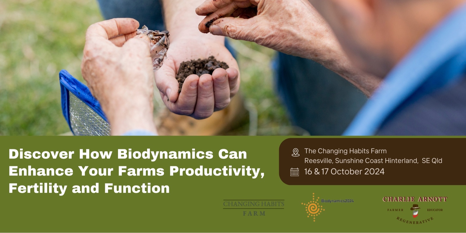 Banner image for Discover How Biodynamics Can Enhance Your Farm Productivity, Fertility and Function | Maleny - 16 & 17 October 