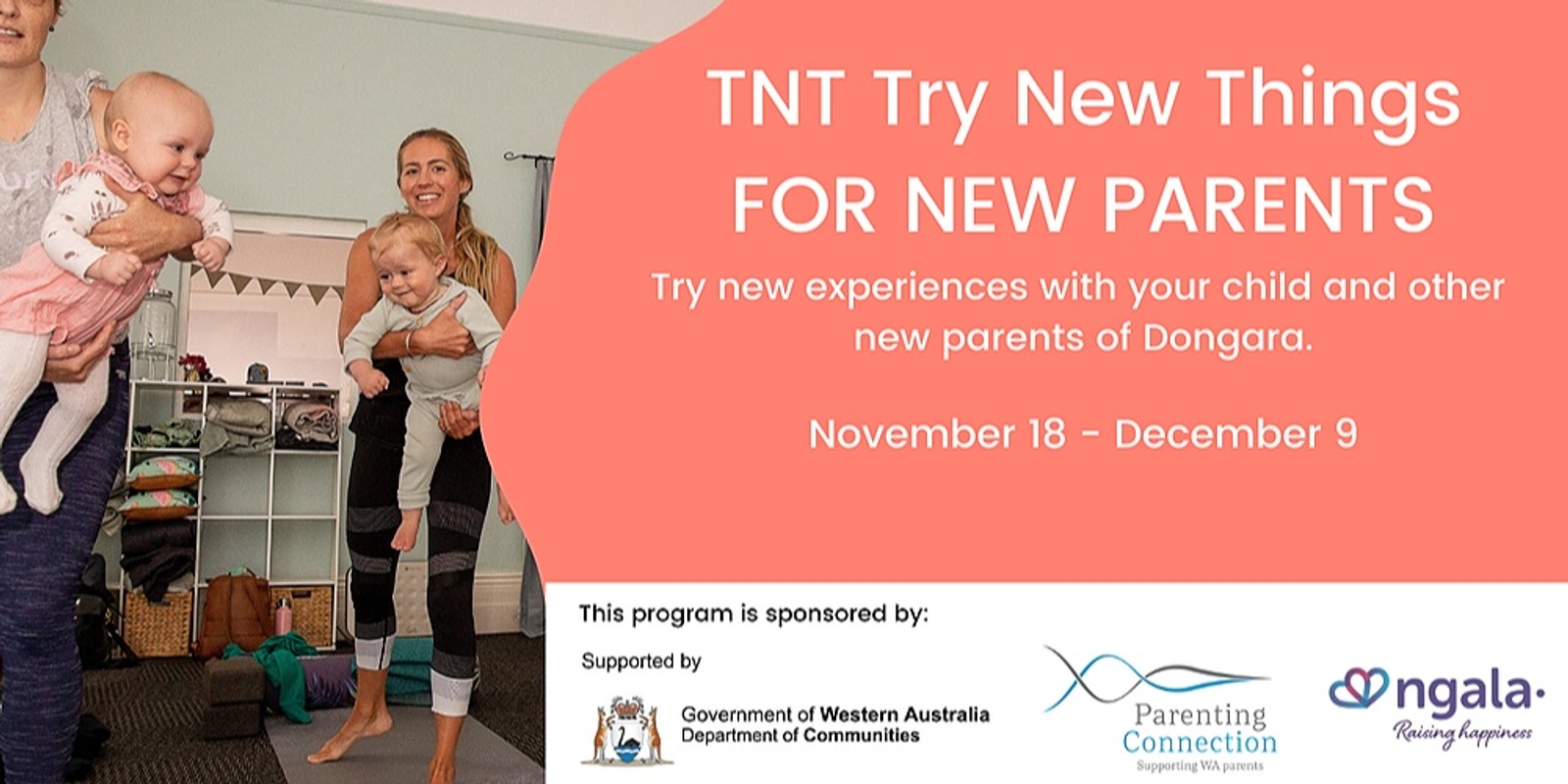 Banner image for TNT - Try New Things for New Parents Dongara