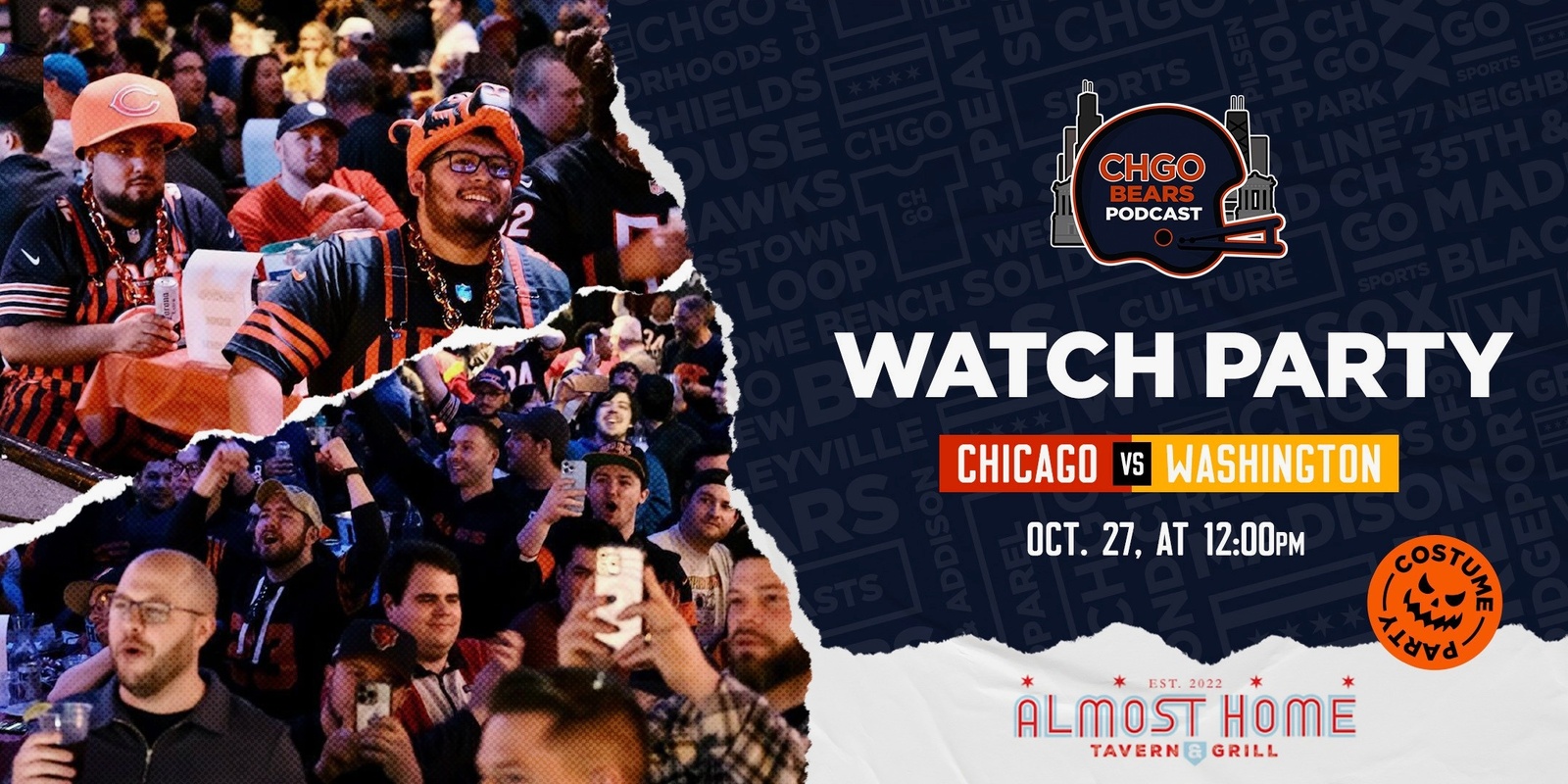 Banner image for CHGO Bears Watch Party and Costume Contest