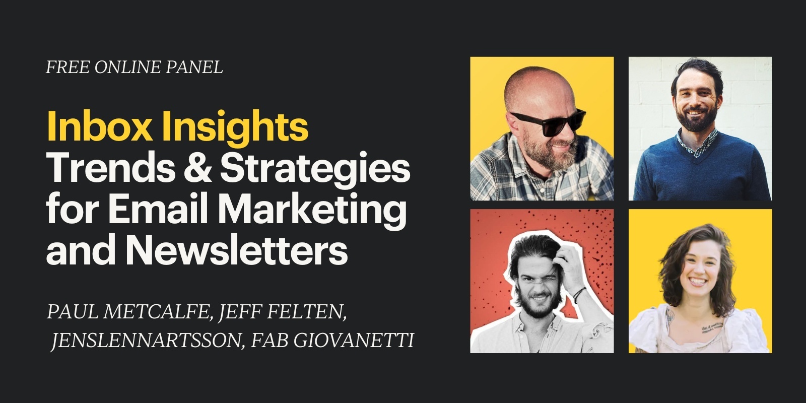 Panel: Trends & Strategies for Email Marketing and Newsletters