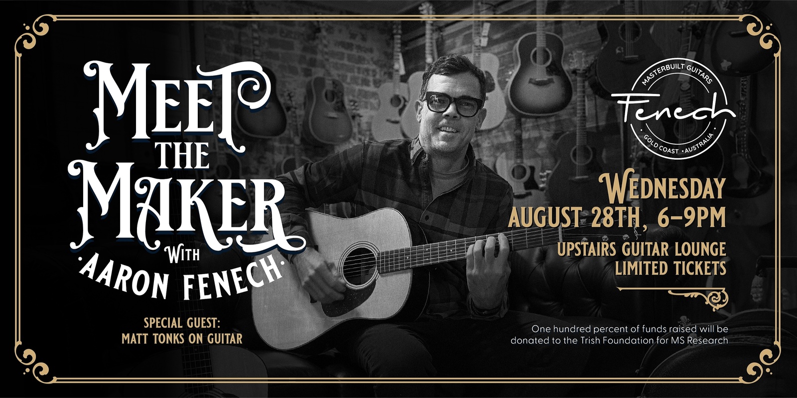 Banner image for Meet the Maker with Aaron Fenech, Guitar Masterbuilder