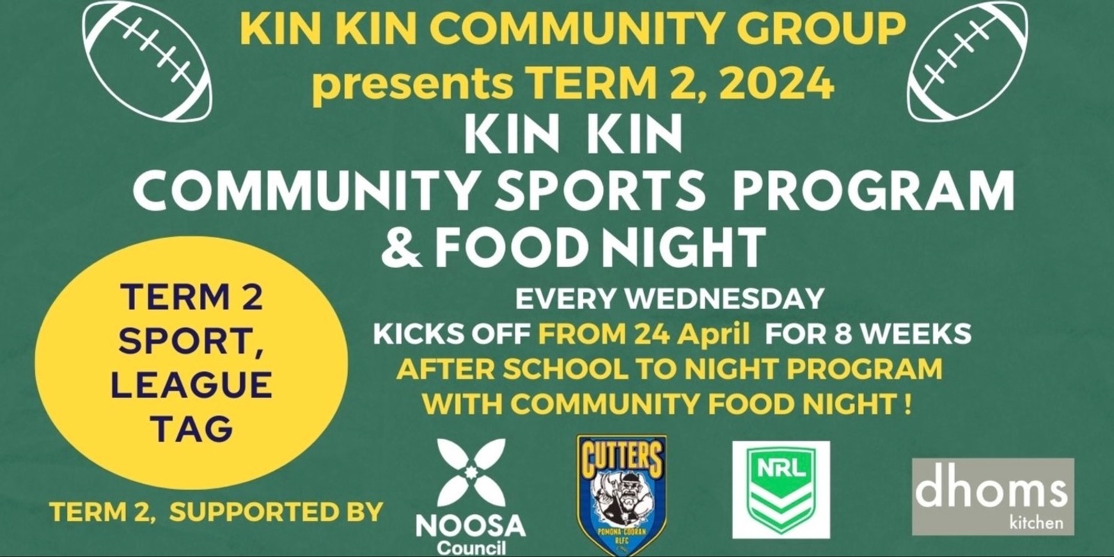 Banner image for Kin Kin Community Sports Program - Term 2, 2024