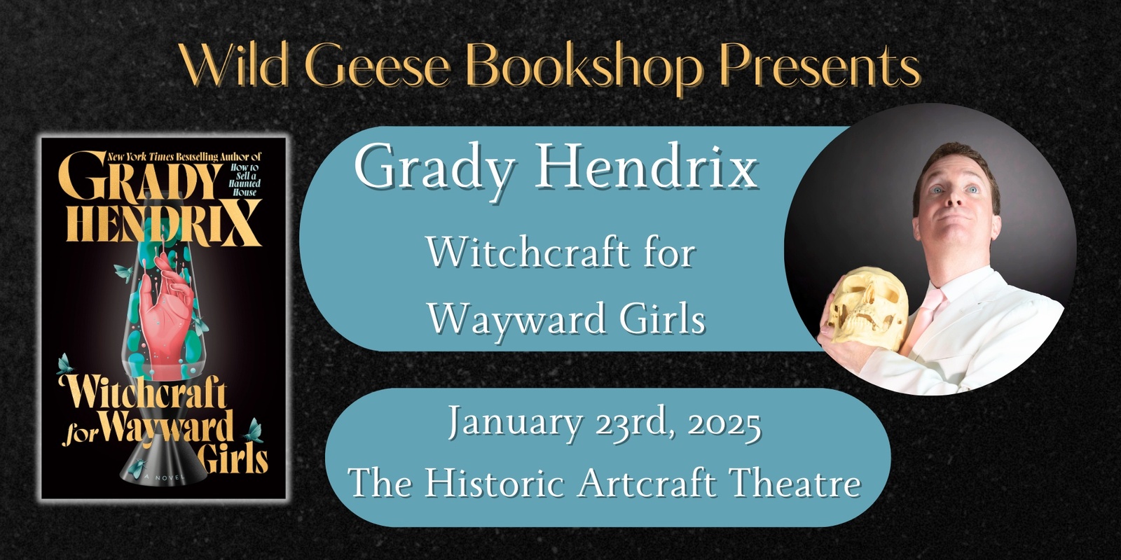 Banner image for Grady Hendrix at The Historic Artcraft Theatre