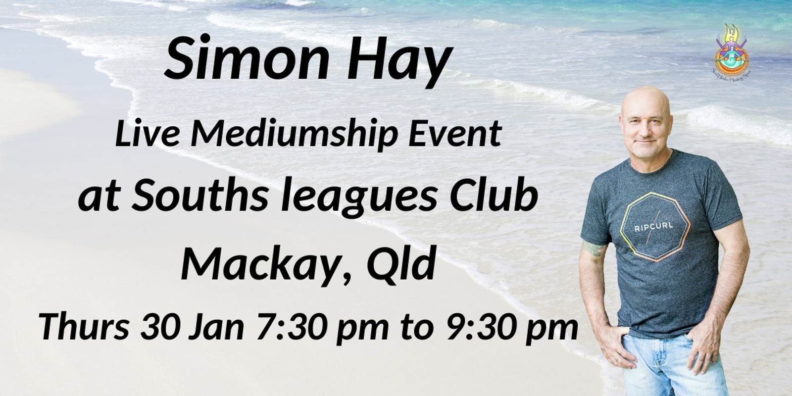 Banner image for Aussie medium, Simon Hay at the Souths Leagues Club