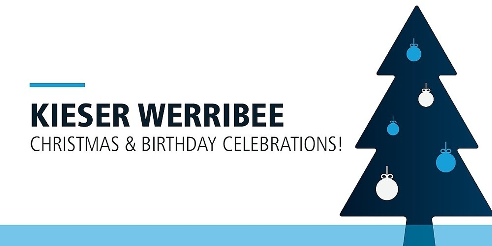 Banner image for Kieser Werribee Christmas Party & 1st Birthday Celebrations!