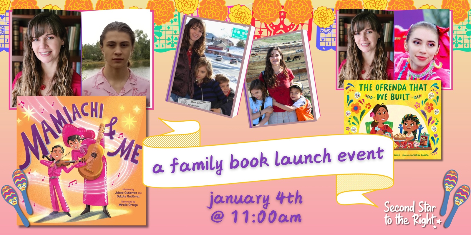 Banner image for A Family Book Launch Storytime Event with Jolene Gutiérrez and Her Children