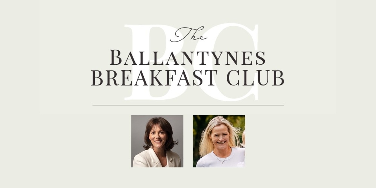 Banner image for Ballantynes Breakfast Club with Little Finch's Georgie Priest