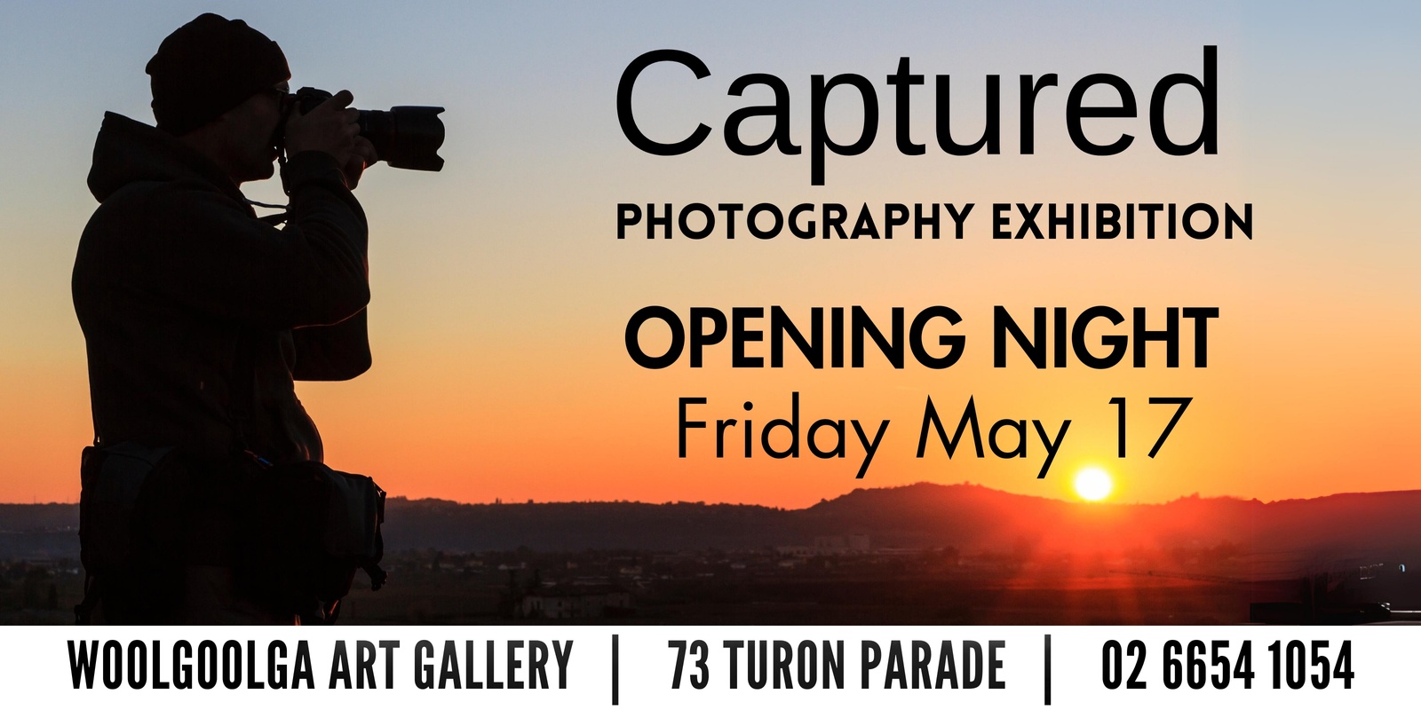 Banner image for CAPTURED Photographers Exhibition Opening