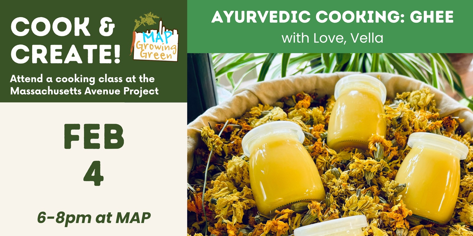 Banner image for Ayurvedic Cooking Class: Ghee