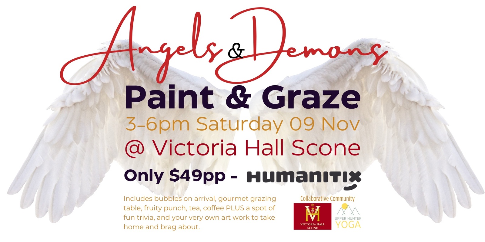 Banner image for Scone's Own Paint & Graze: Angels & Demons