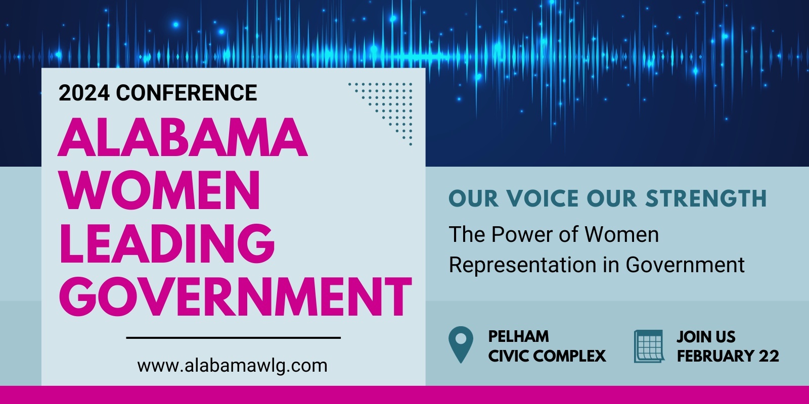 Banner image for 2024 AWLG Conference: Our Voice, Our Strength: The Power of Women Representation in Government