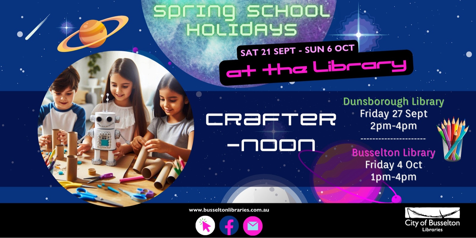 Banner image for Crafternoon @ Busselton Library