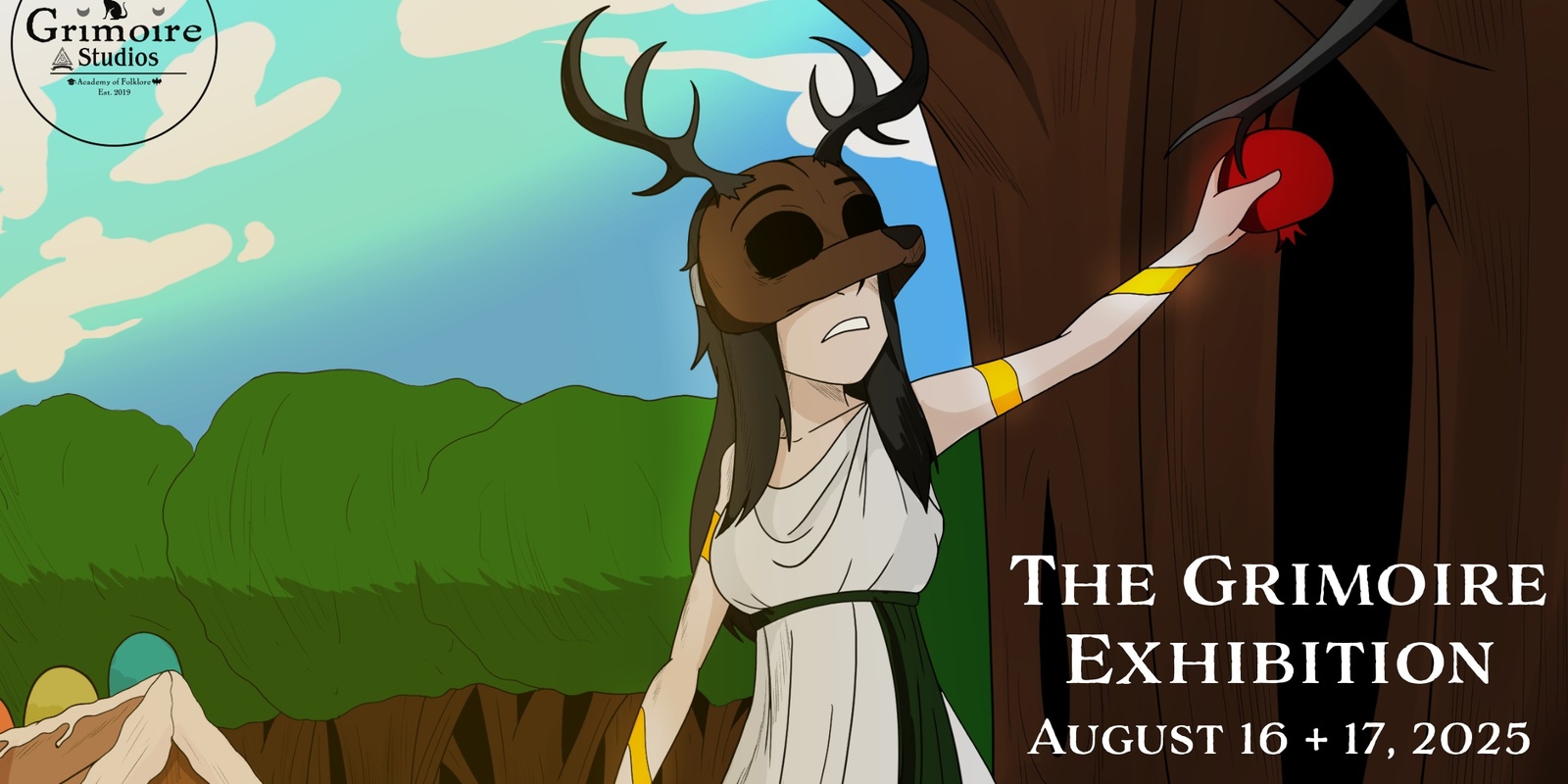 Banner image for The Grimoire Exhibition (Aug. 16 + 17, 2025) Fredericksburg, VA