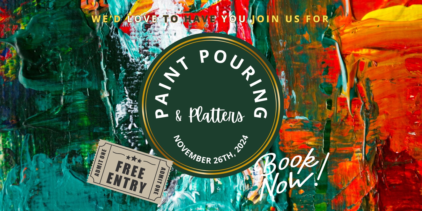 Banner image for Paint Pouring & Platters