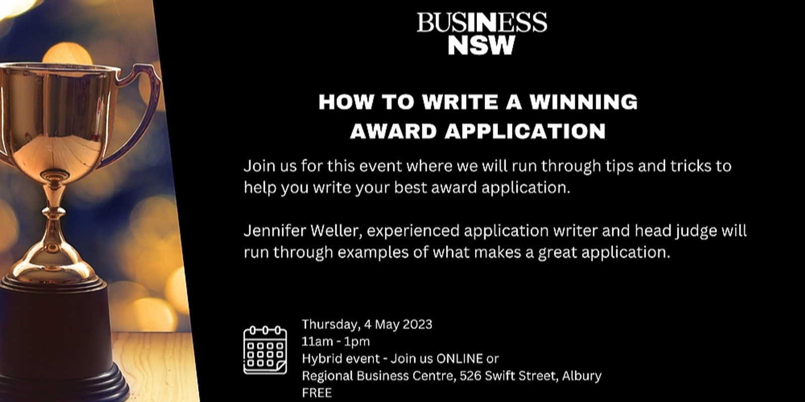 Banner image for How to write a winning award application.