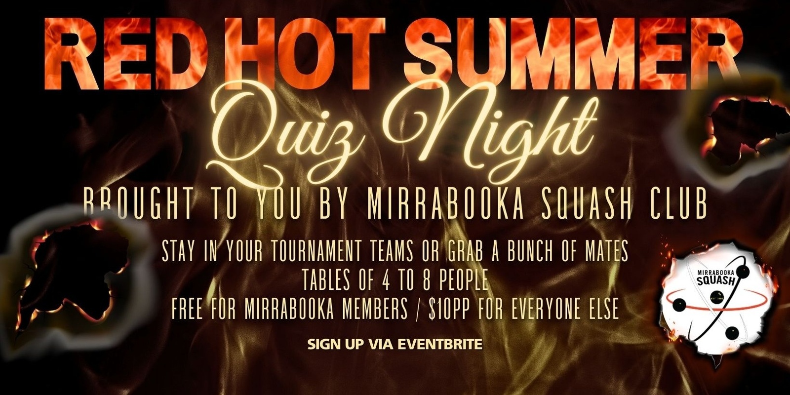 Banner image for Red Hot Summer Quiz Night
