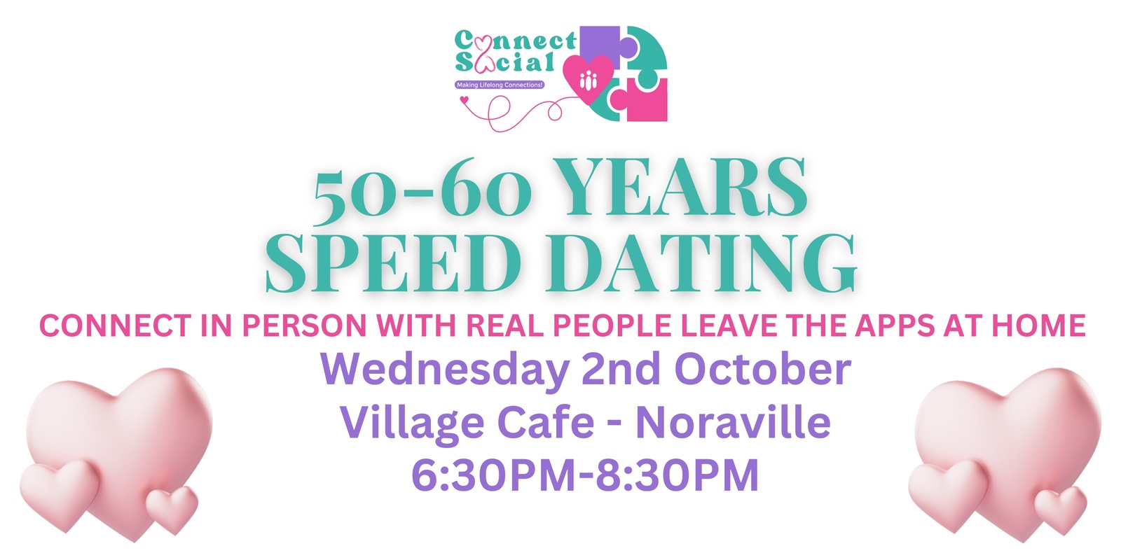 Banner image for 50-60 years Speed Dating 