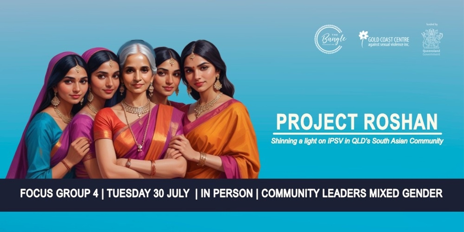 Banner image for  Project Roshan | Focus Group 4 | In Person | Community Leaders | Mix Gender