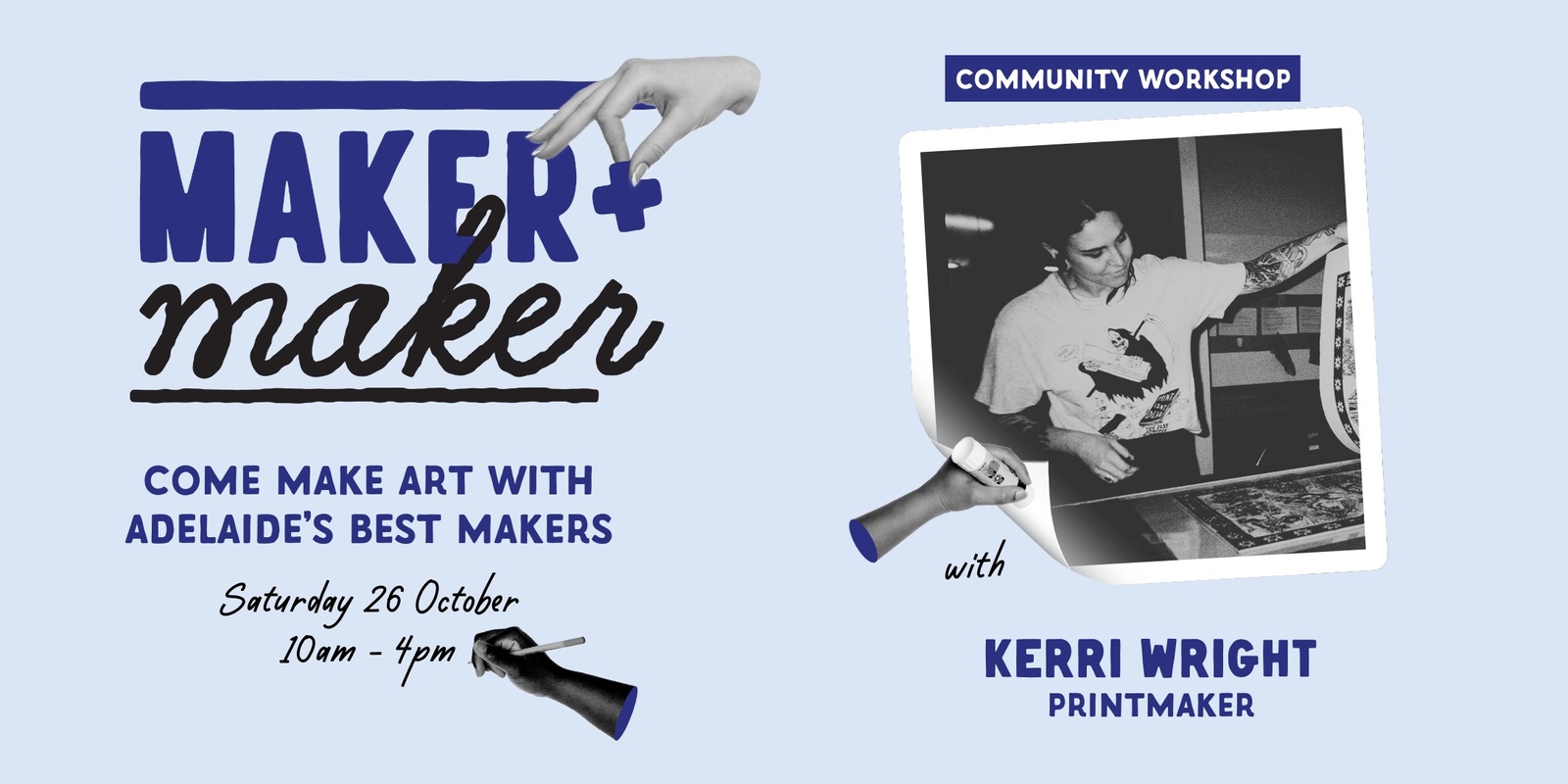 Banner image for Maker + Maker with Kerri Wright 