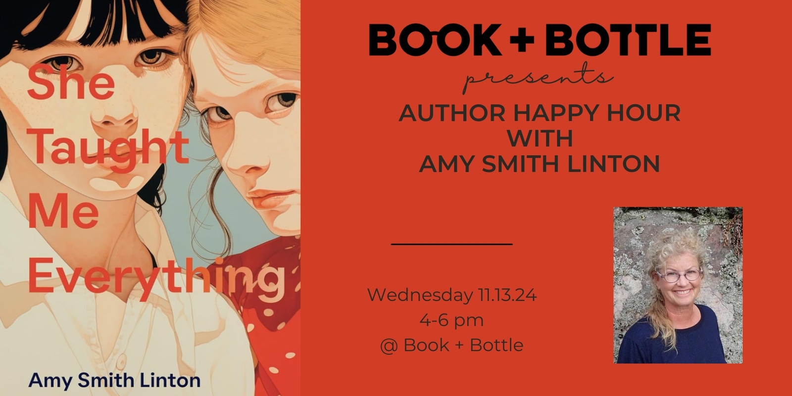 Banner image for Author Happy Hour with Amy Smith Linton