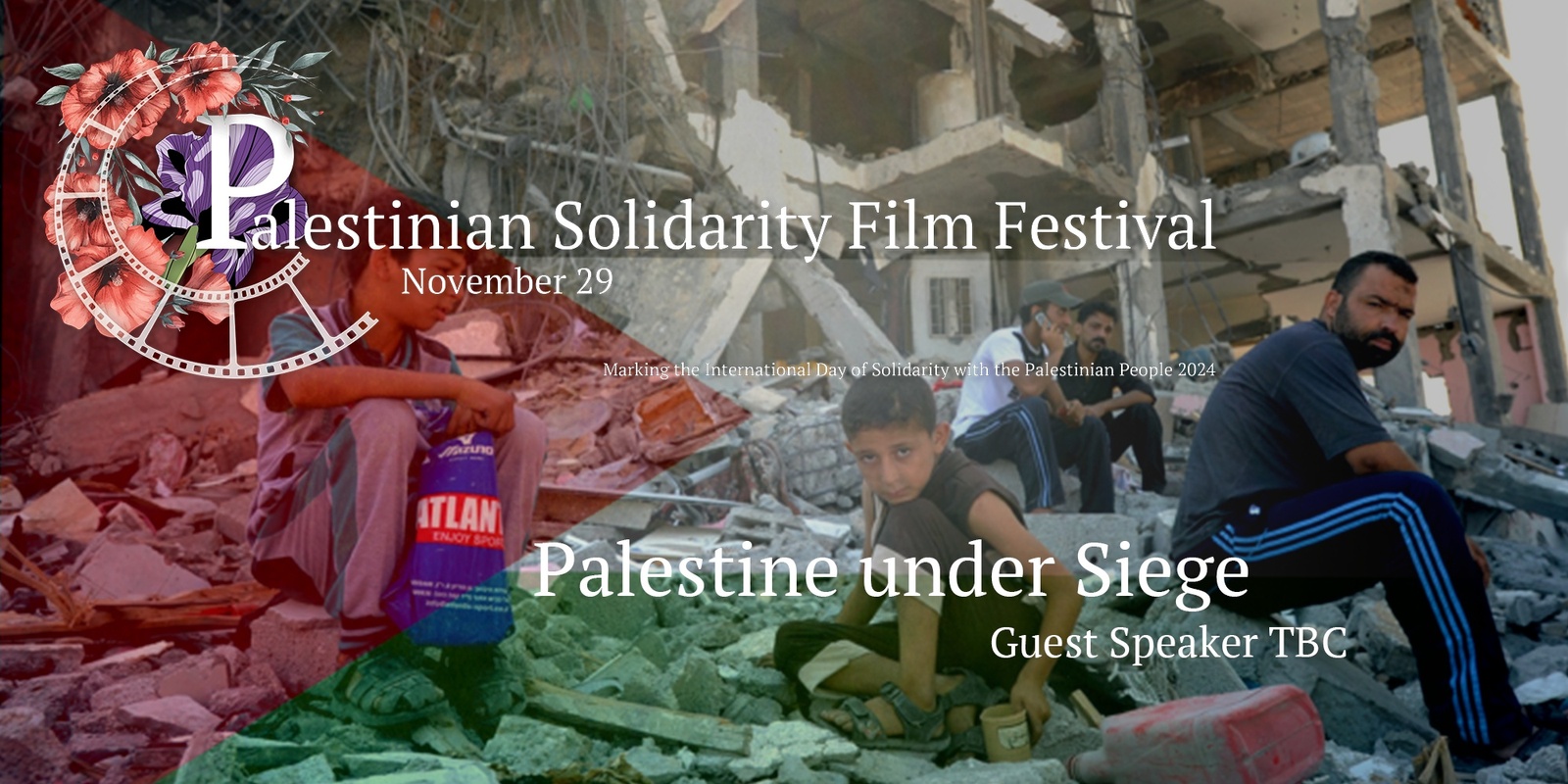 Banner image for Palestine under Siege - Film Screening - Fundraiser for Apan