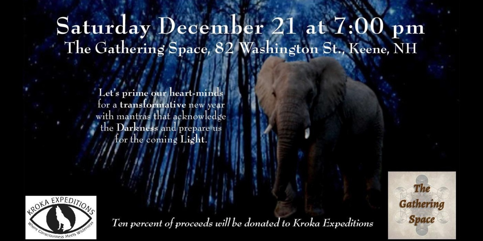 Banner image for Solstice Kirtan with Heart Centered Kirtan at The Gathering Space