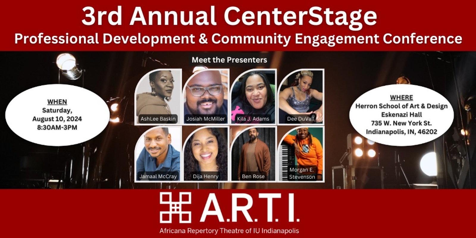 Banner image for ARTI Presents: CenterStage 2024