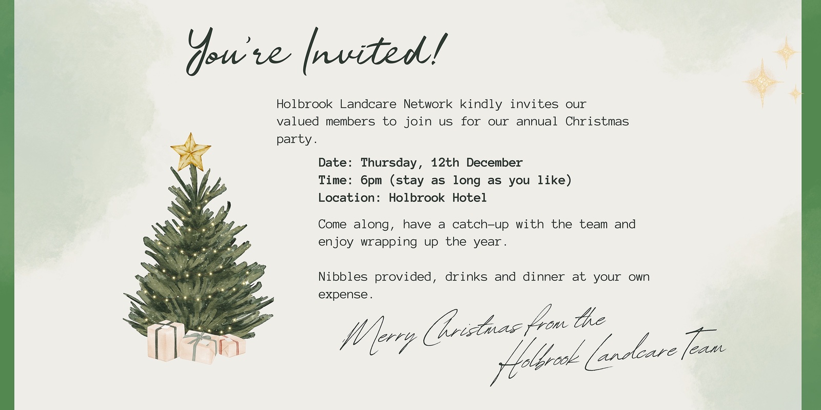 Banner image for Holbrook Landcare Network Christmas Party