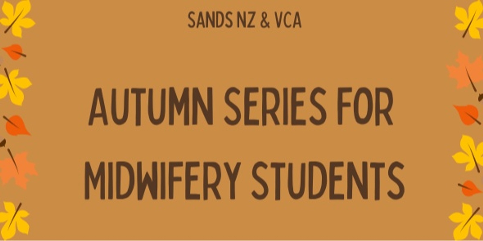 Banner image for Autumn Series for Midwifery Students 2022 (VCA & Sands NZ)