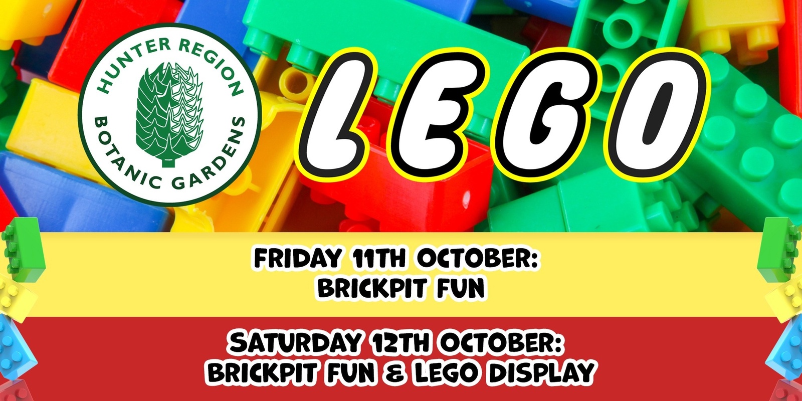 Banner image for Lego Brickpit! 11th & 12th October