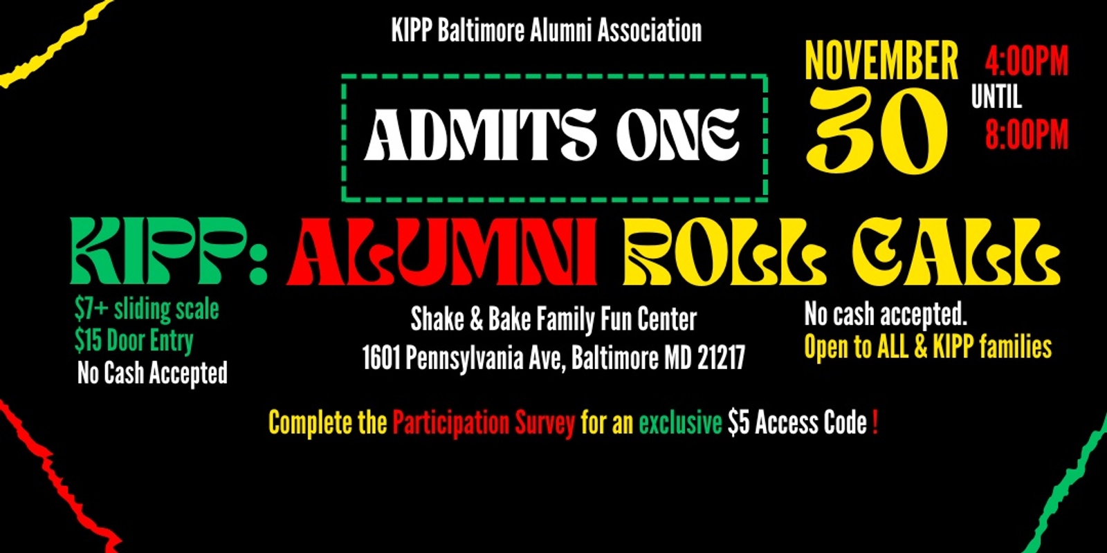 Banner image for Kipp Alumni ROLL CALL