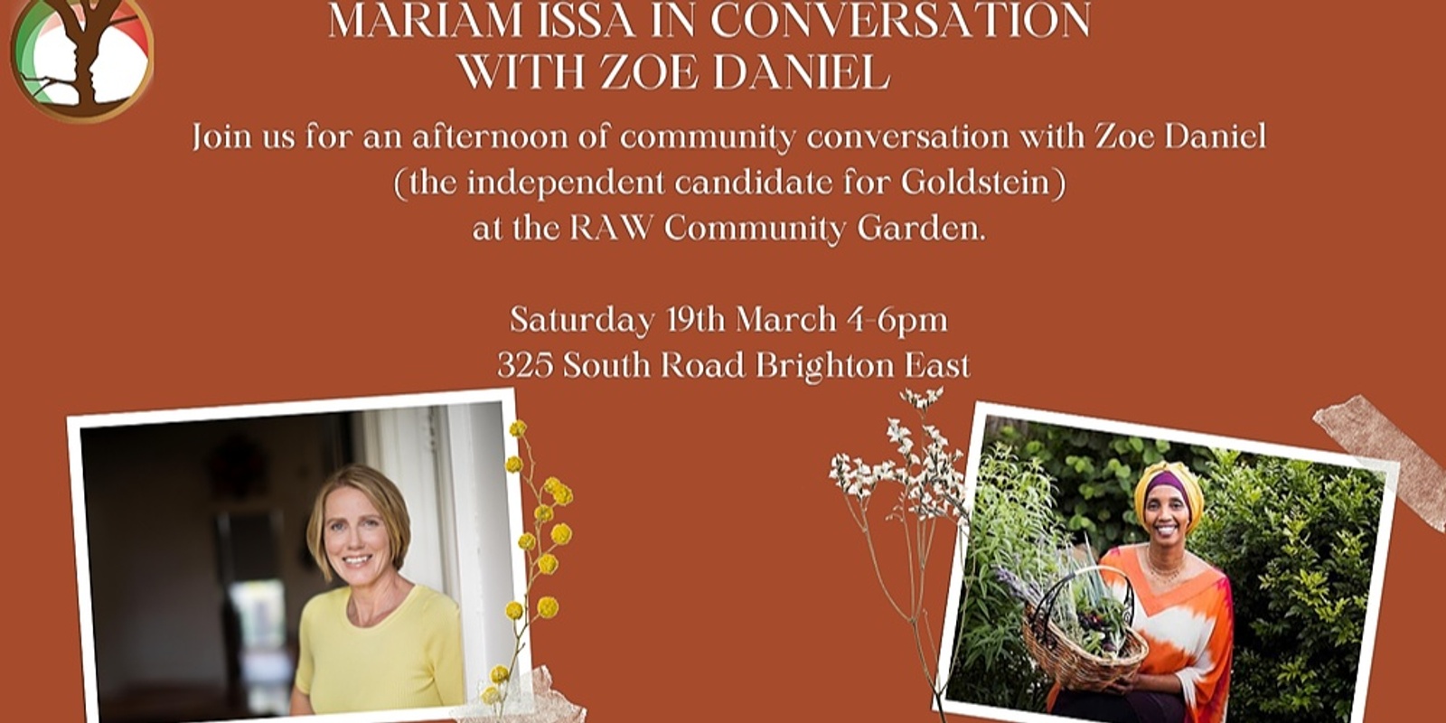 Banner image for Mariam Issa in conversation with Zoe Daniel