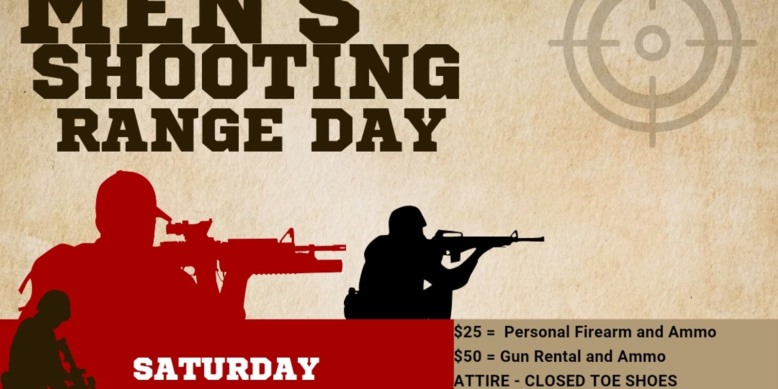 Banner image for Hebron Men's Shooting Range Day