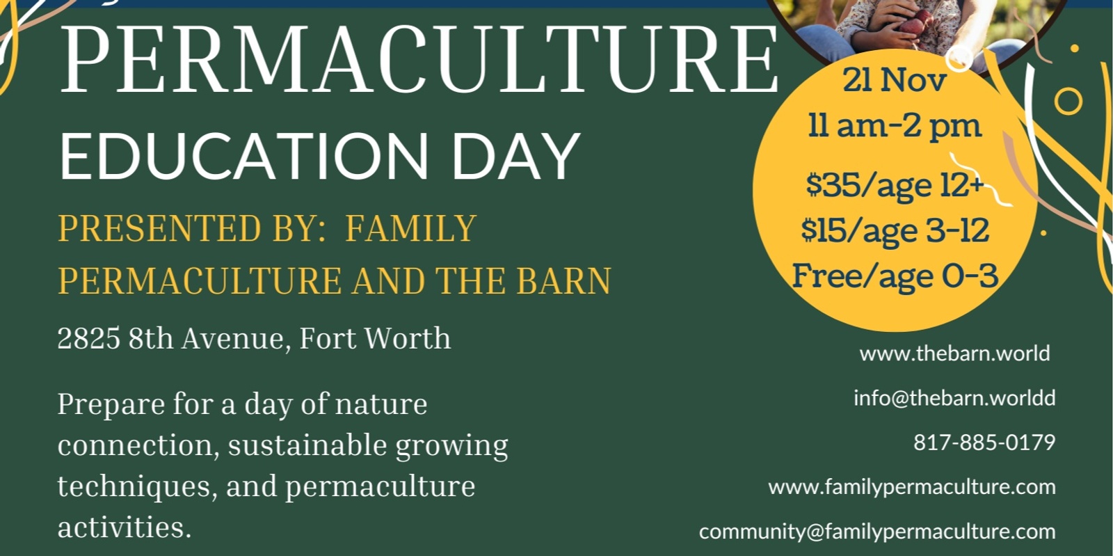 Banner image for Permaculture Education Day