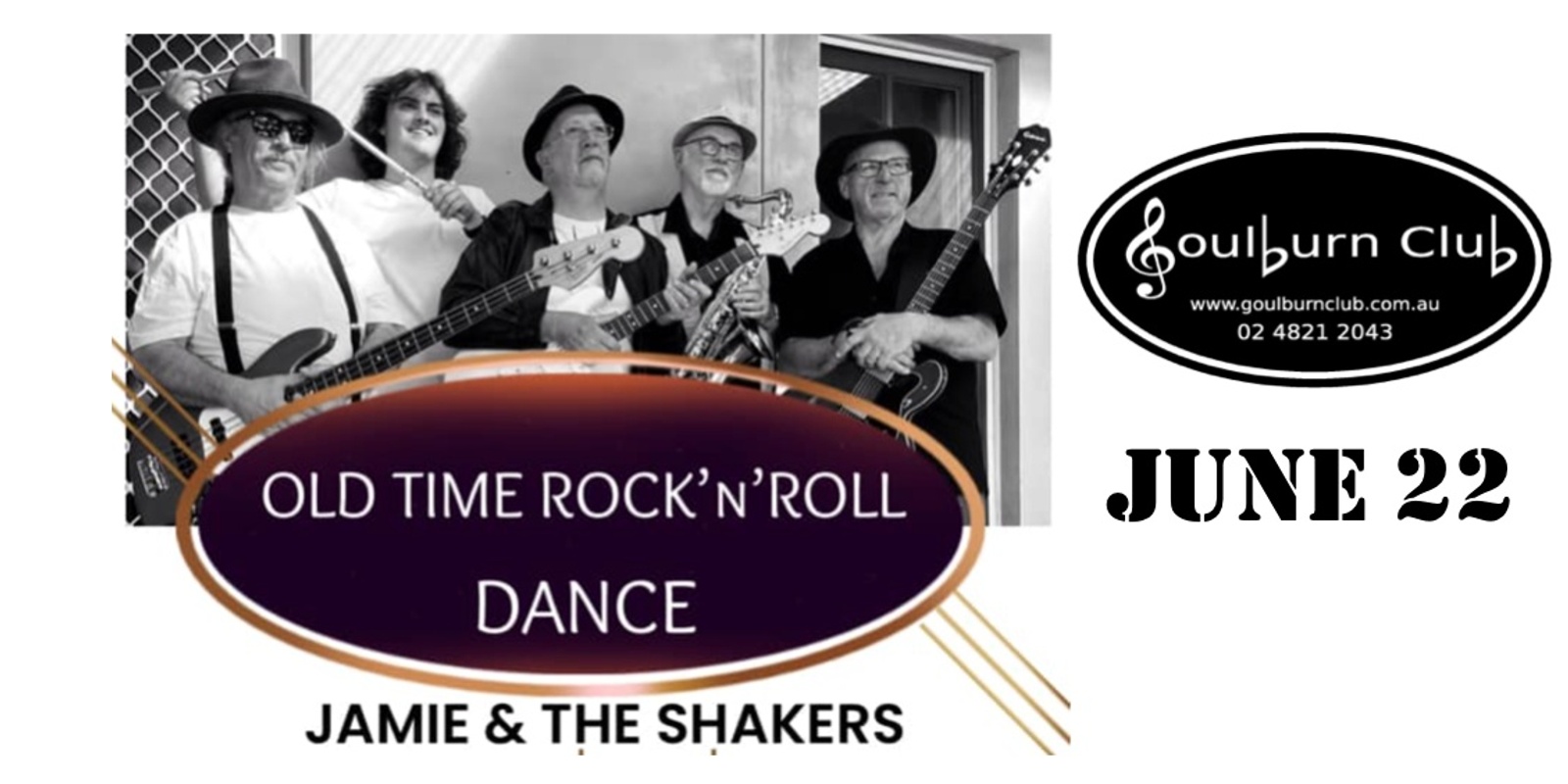 Banner image for Jamie & The Shakers at The Goulburn Club