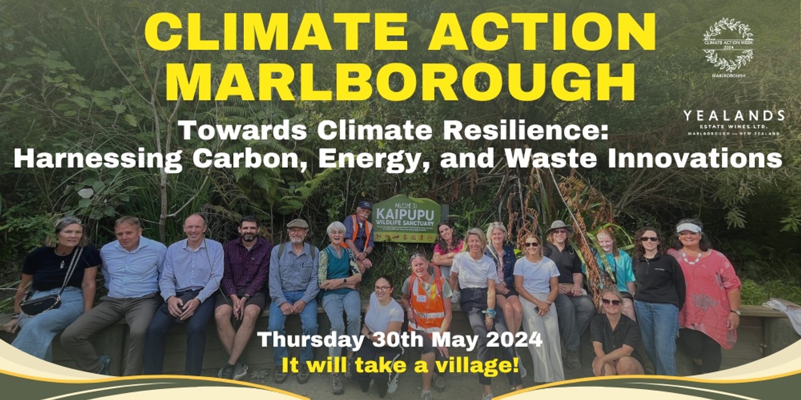 Banner image for Climate Action Marlborough - Towards Climate Resilience: Harnessing Carbon, Energy and Waste Innovations
