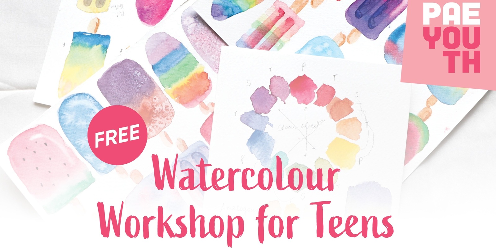 Banner image for Watercolour for teens at Enfield Library