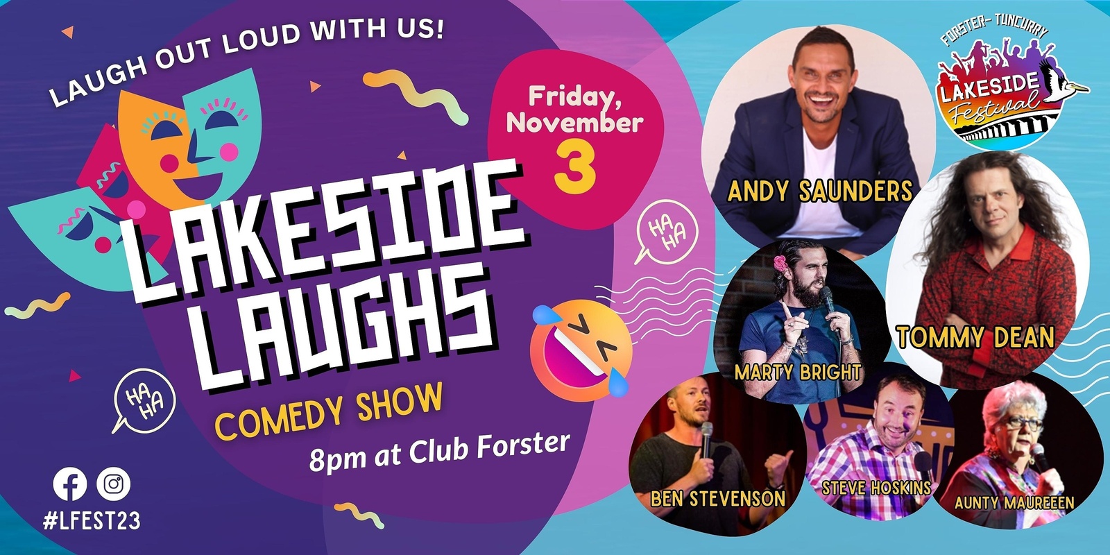 Banner image for Lakeside Laughs