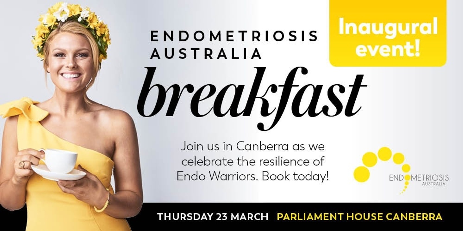 Banner image for Canberra Endometriosis Australia Breakfast 2023