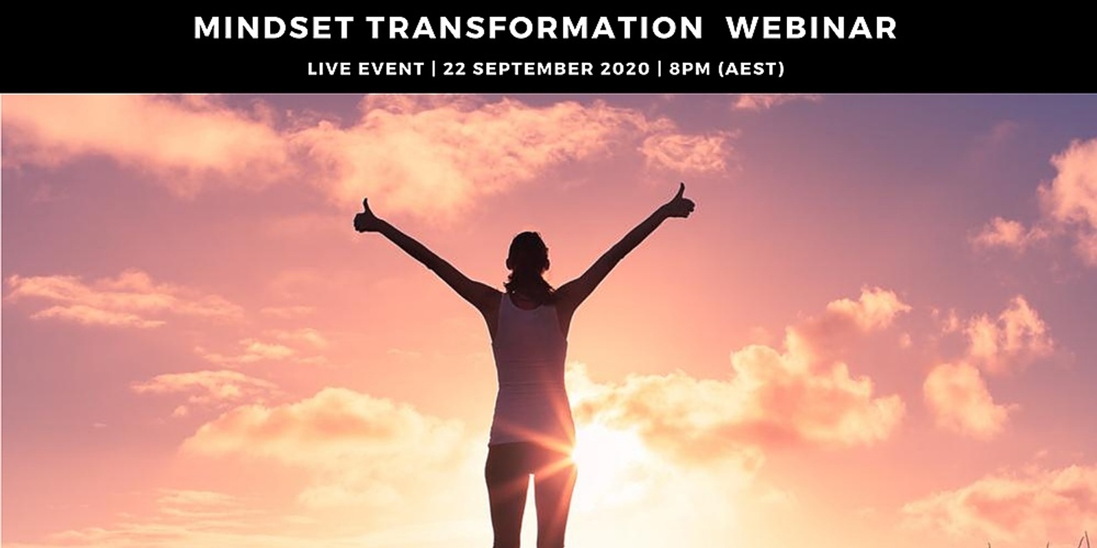 Banner image for Mindset Transformation Webinar 2020
