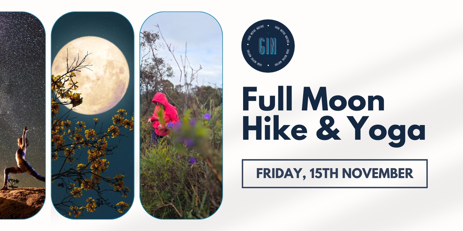 Banner image for Full Moon | Hike & Yoga Experience 