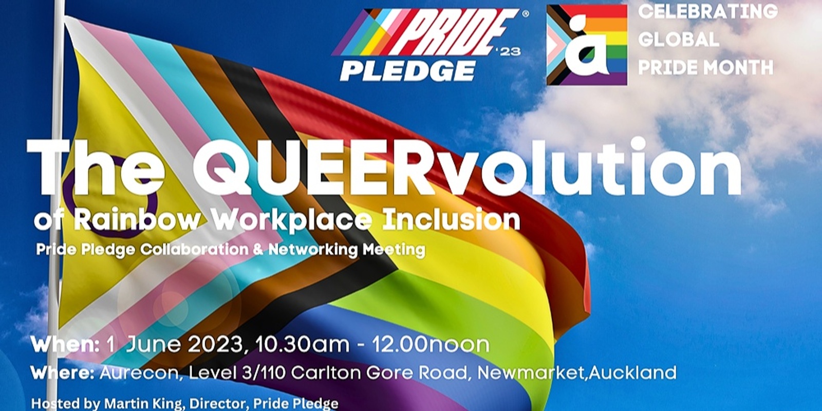 Pride Pledge Global Pride Month Networking Meeting Humanitix