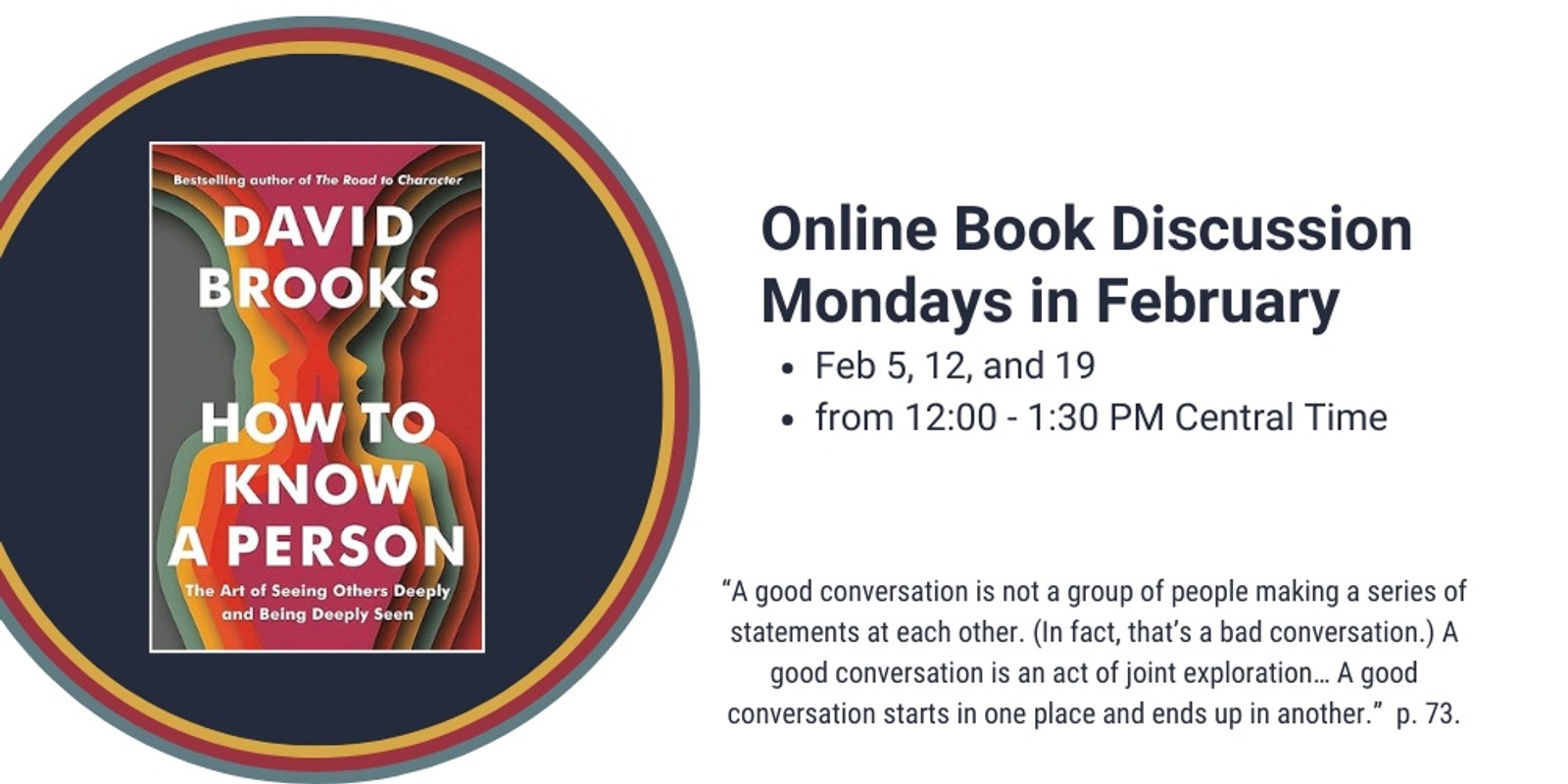 Banner image for February Book Discussion