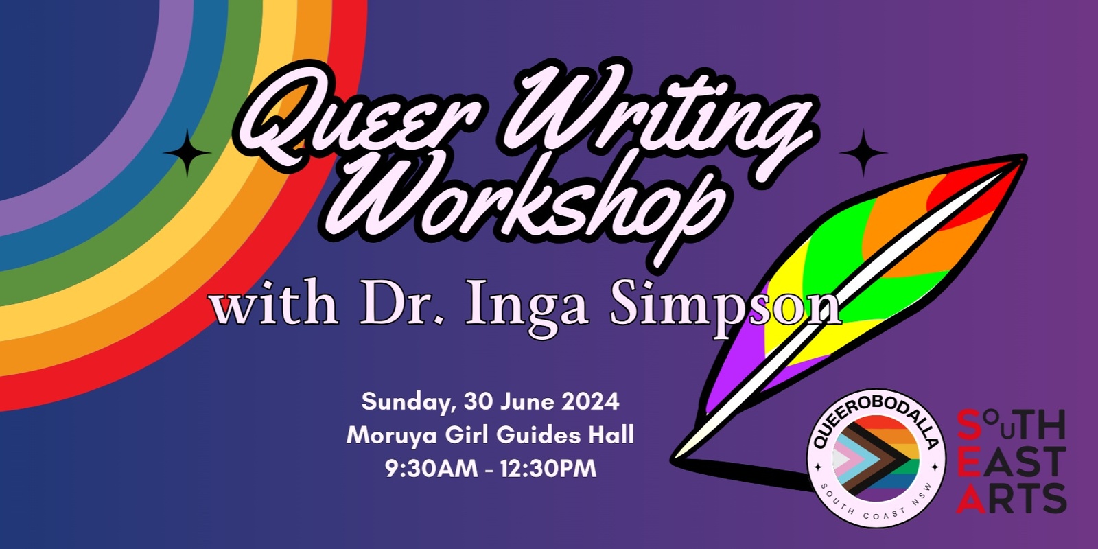 Banner image for Queer Writing Workshop with Dr. Inga Simpson
