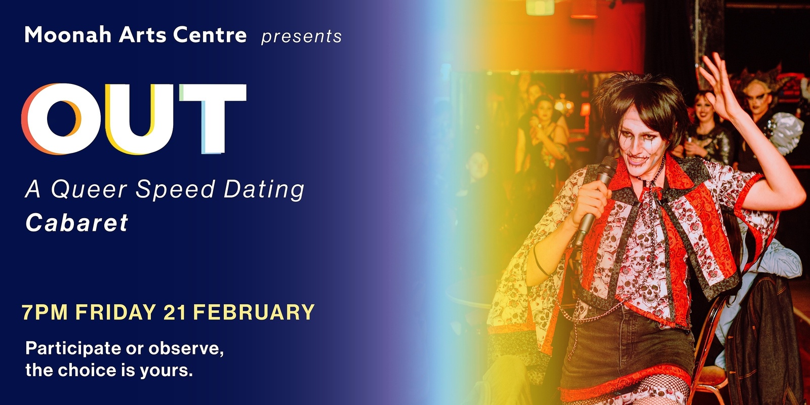 Banner image for OUT : A Queer Speed Dating Cabaret